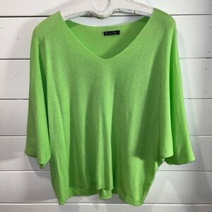 💚 MADE IN ITALY – Lightweight knit sweater – Estimated XL